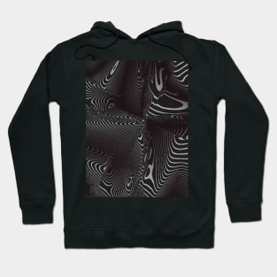 Geometric Futures #4 - Repeat Pattern Modular Synth Glitch Art Hoodie